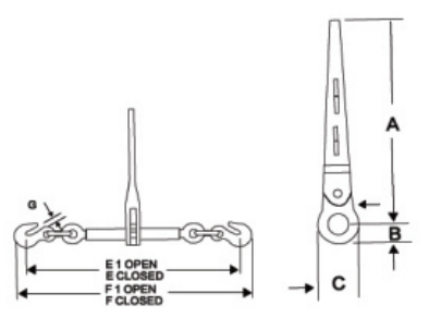 棘轮式紧线器 棘轮式紧线器
